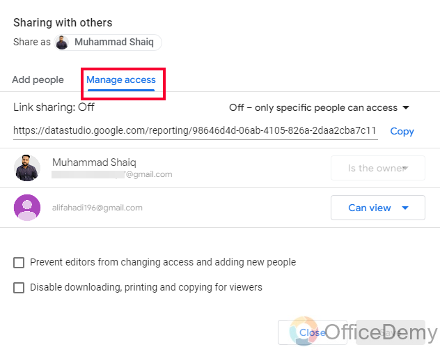 How to Share Reports in Google Data Studio 8