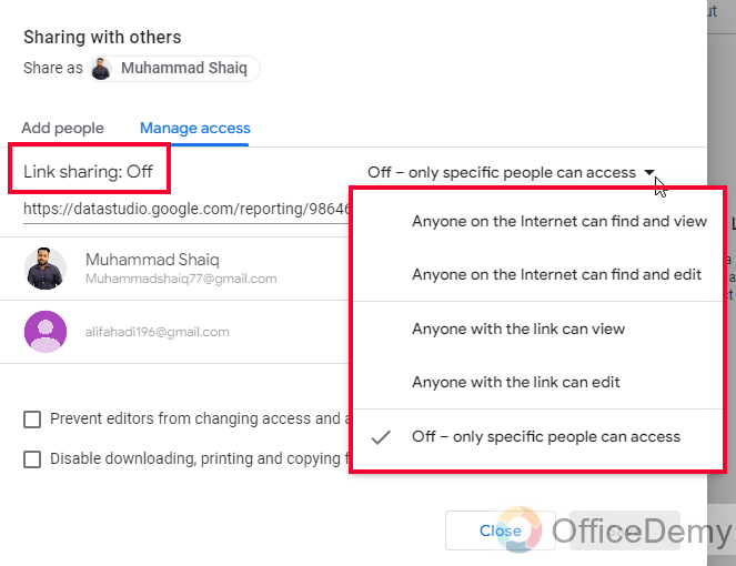 How to Share Reports in Google Data Studio 9