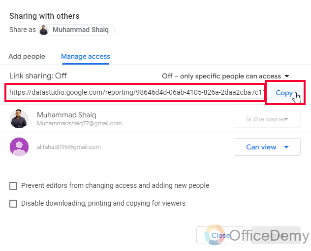 How to Share Reports in Google Data Studio 10