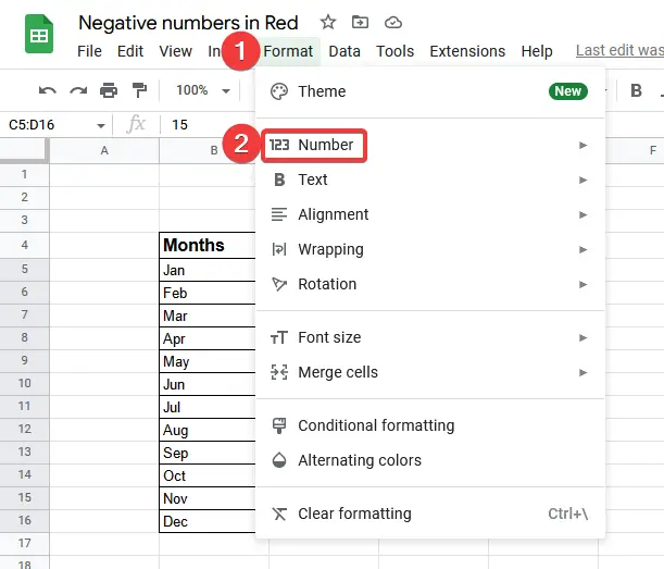 How to Show Negative Numbers in Red in Google Sheets 17