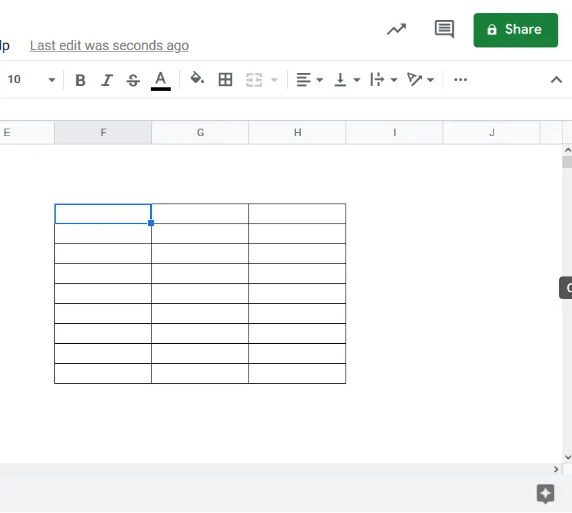 How to Show and Hide Gridlines in Google Sheets 15