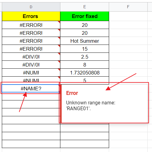 How to fix Formula Parse Error in Google Sheets 28