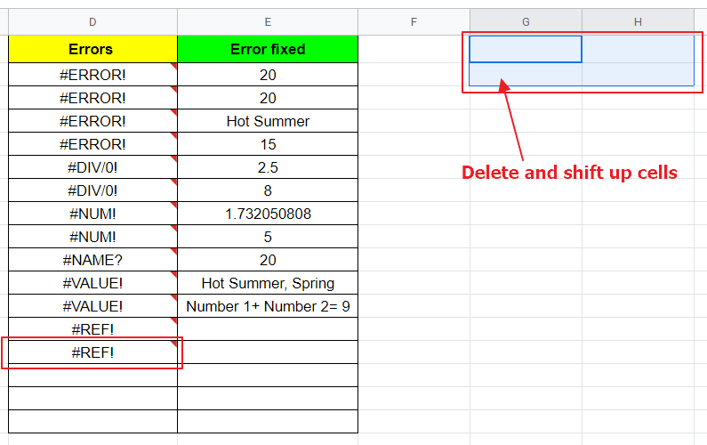 How to fix Formula Parse Error in Google Sheets 41
