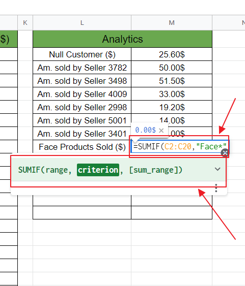 How to use SUMIF in Google Sheets 24