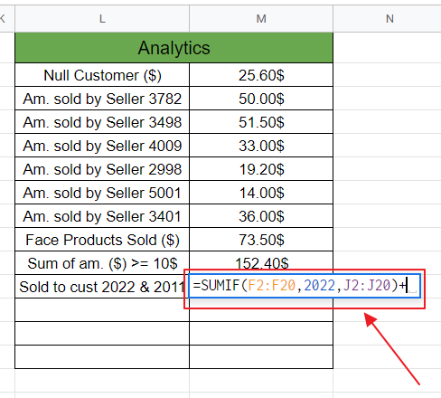 How to use SUMIF in Google Sheets 36