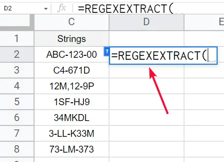 how to Extract Numbers from Strings in Google Sheets 11