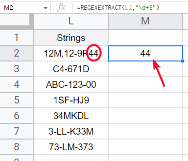 how to Extract Numbers from Strings in Google Sheets 22