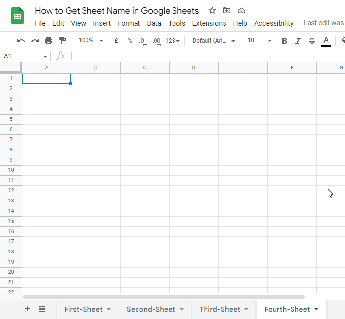 how to Get Sheet Name in Google Sheets 18