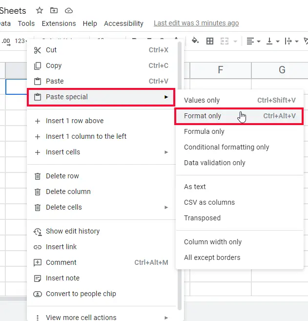 how to Indent text in Google Sheets 15