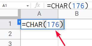how to Insert Degree Symbol in Google Sheets 10