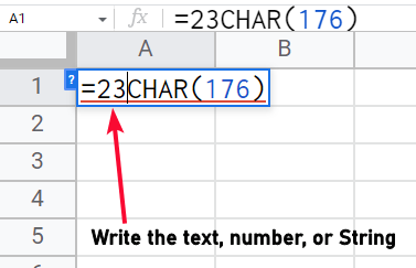 how to Insert Degree Symbol in Google Sheets 12
