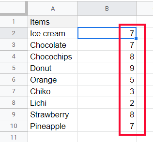 how to Randomize a Range in Google Sheets 12