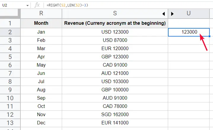 how to Remove Currency Symbol in Google Sheets 29