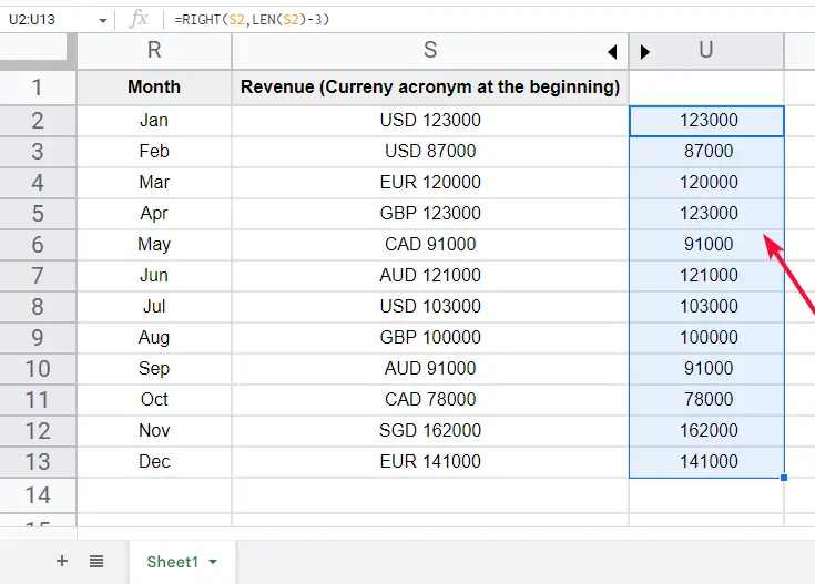 how to Remove Currency Symbol in Google Sheets 30