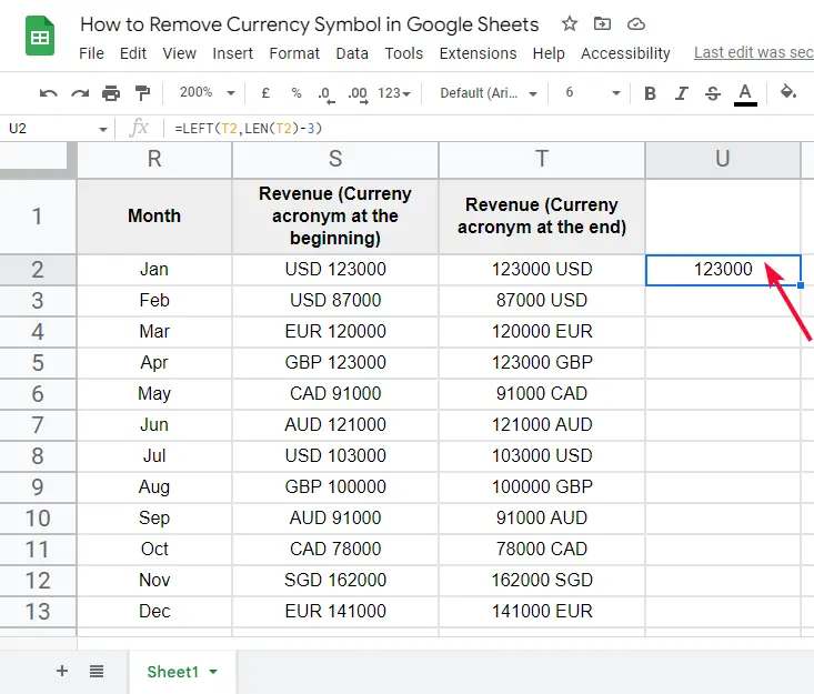 how to Remove Currency Symbol in Google Sheets 33