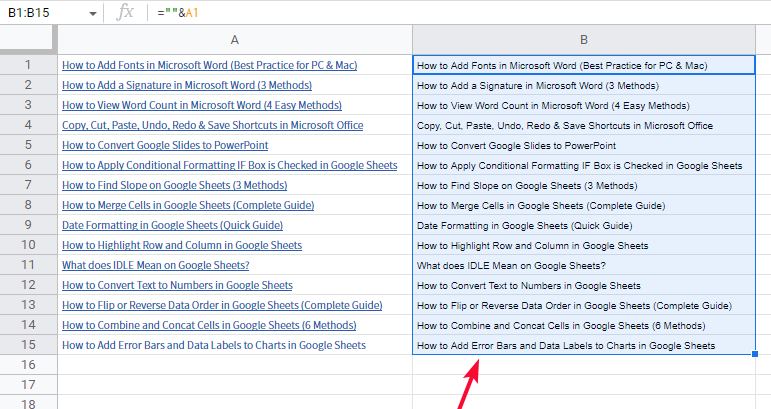 how to Remove Hyperlinks in Google Sheets 22
