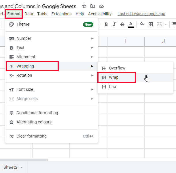 how to Resize rows and Columns in Google Sheets 16