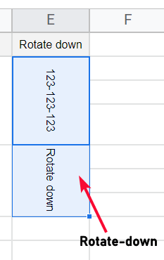 how to Rotate Text in Google Sheets 16