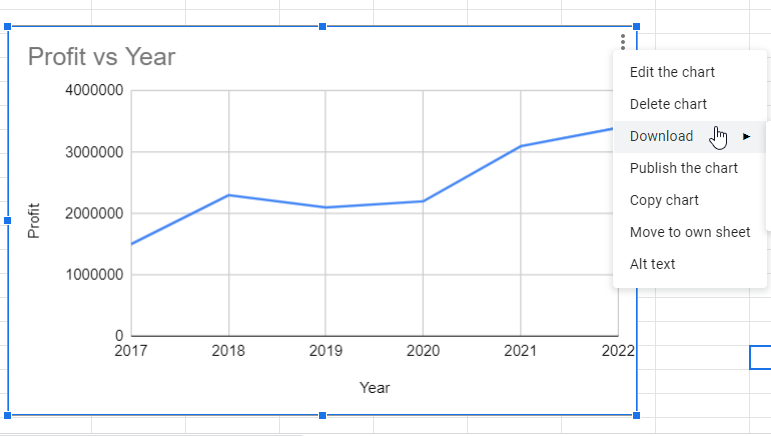 how to Save Chart as Image in Google Sheets 8