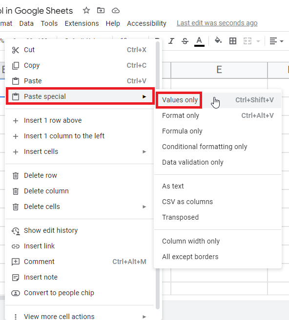 how to add Euro Symbol in Google Sheets 21