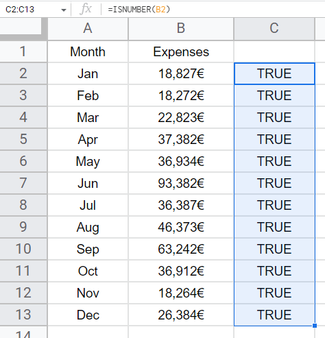 how to add Euro Symbol in Google Sheets 34