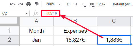 how to add Euro Symbol in Google Sheets 36