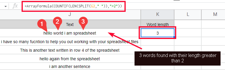 how to get the Word Count in Google Sheets 22