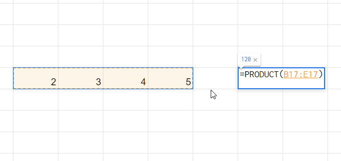 how to multiply in google sheets 12