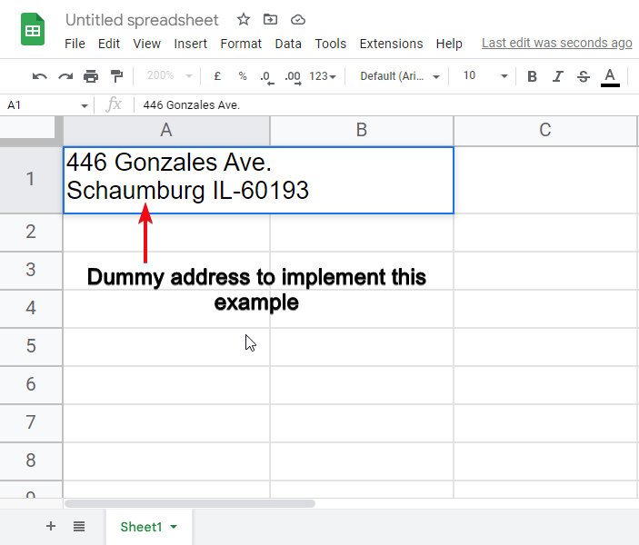 how to split cells in google sheets 1