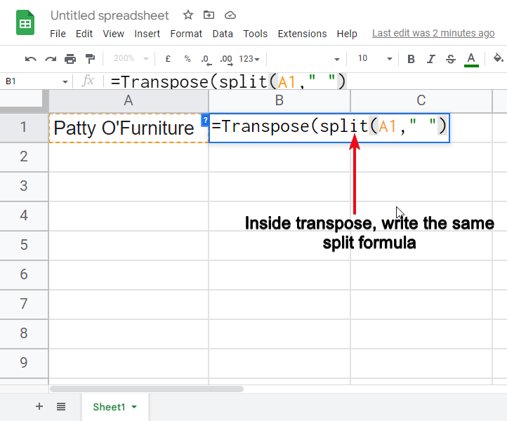 how to split cells in google sheets 15