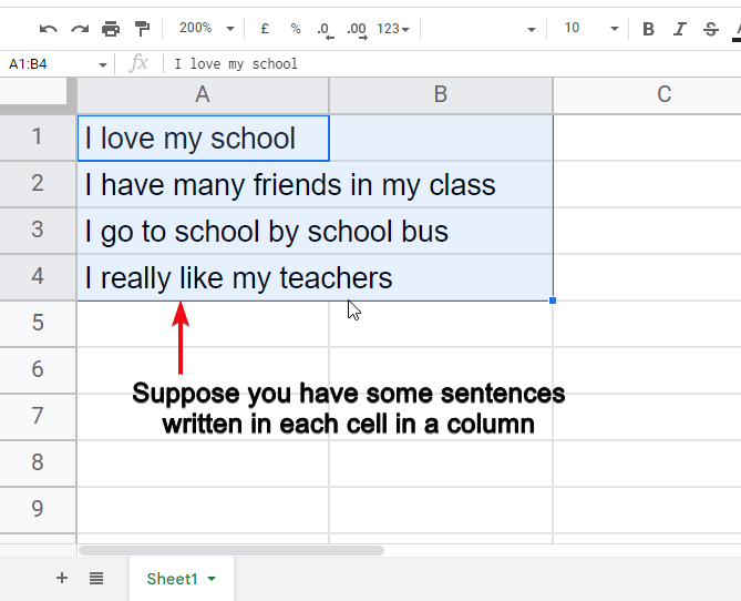 how to split cells in google sheets 25