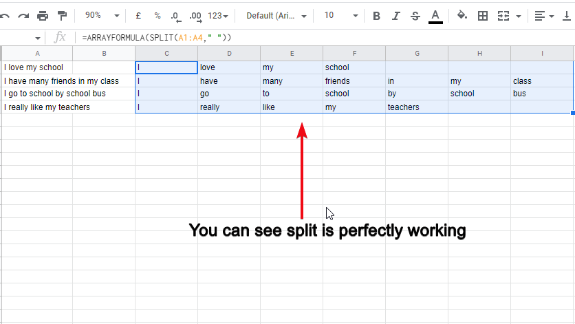 how to split cells in google sheets 27