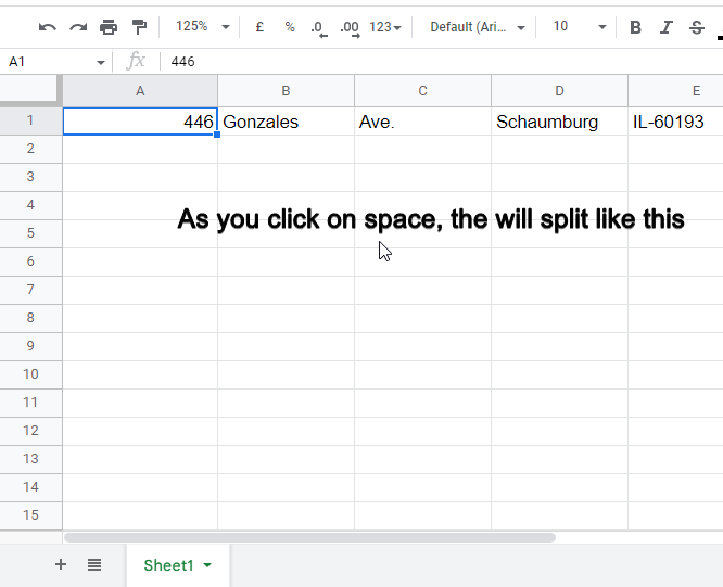 how to split cells in google sheets 6