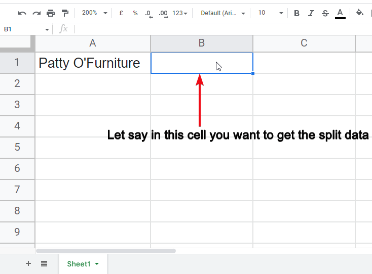 how to split cells in google sheets 8
