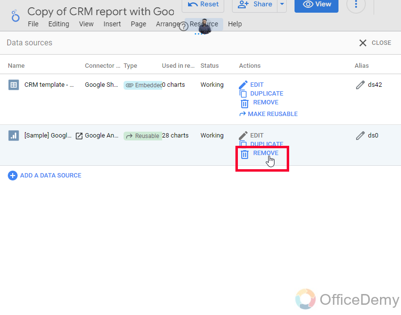 CRM Report with Google Data Studio and Sheets 20