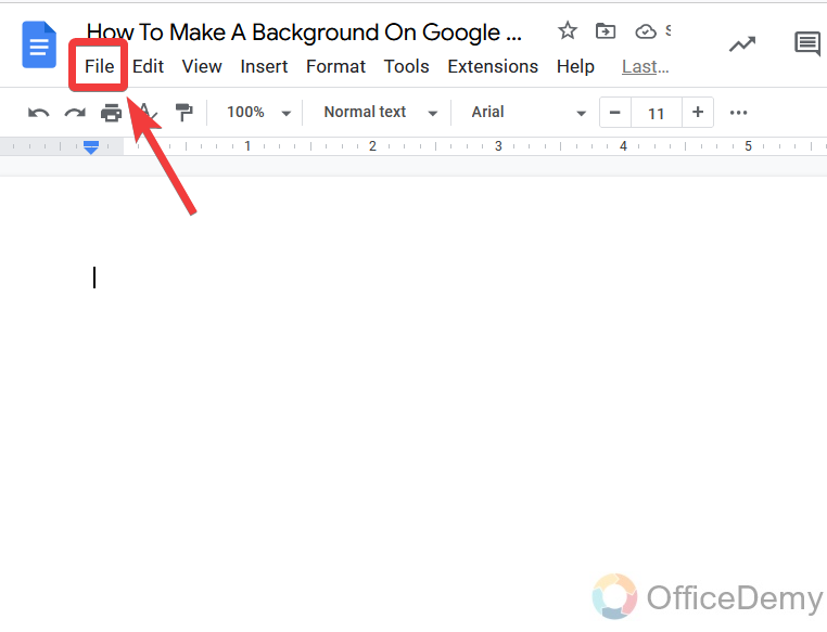 How To Make A Background On Google Docs 1