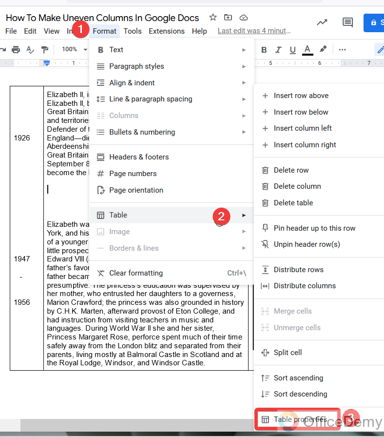 How To Make Uneven Columns In Google Docs 14