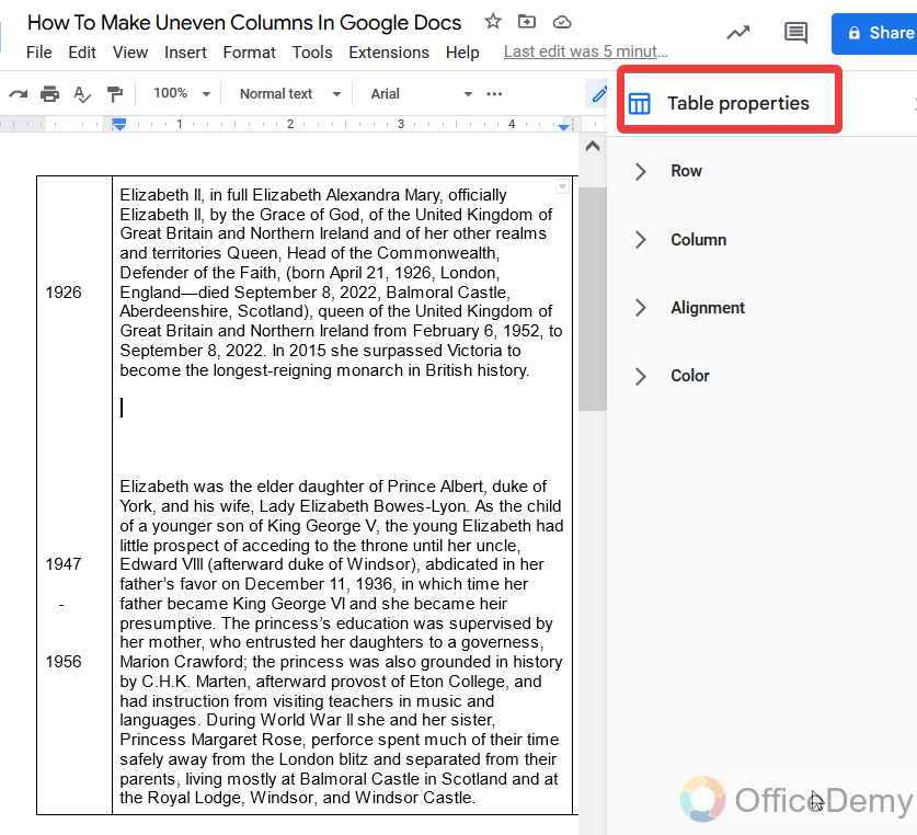 How To Make Uneven Columns In Google Docs 15