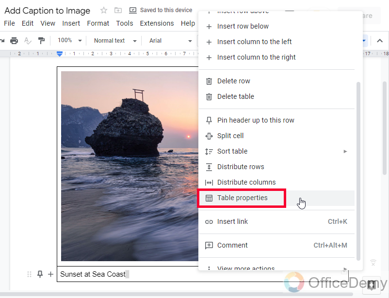 How to Add Caption to Image in Google Docs 24