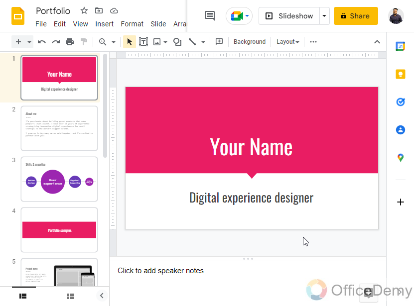 How to Add Speaker Notes in Google Slides 1