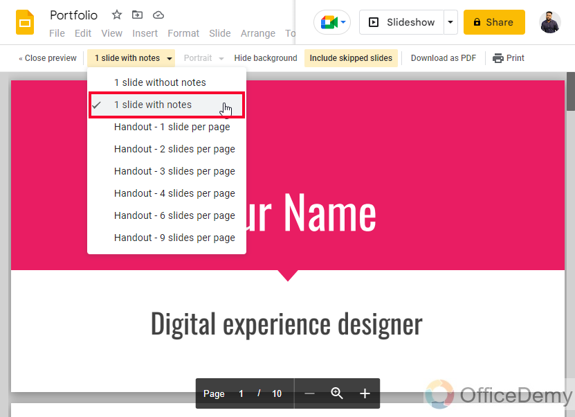 How to Add Speaker Notes in Google Slides 28