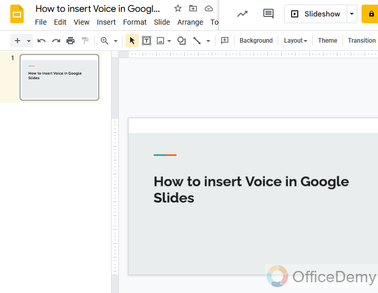 How to Add Voice to Google Slides 15