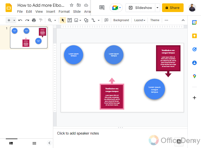 How to Add more Elbows to Google Slides 11
