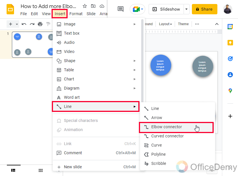 How to Add more Elbows to Google Slides 2