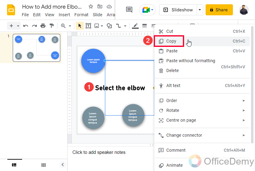 How to Add more Elbows to Google Slides 7