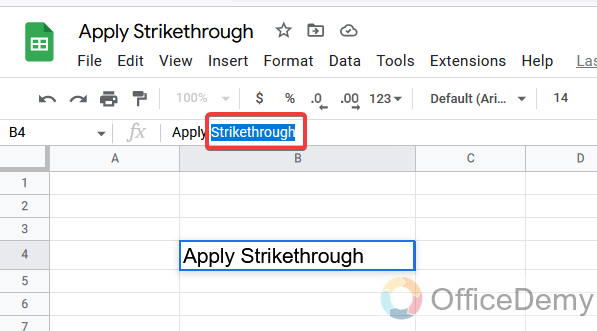 How to Apply Strikethrough Formatting in Google Sheets 23
