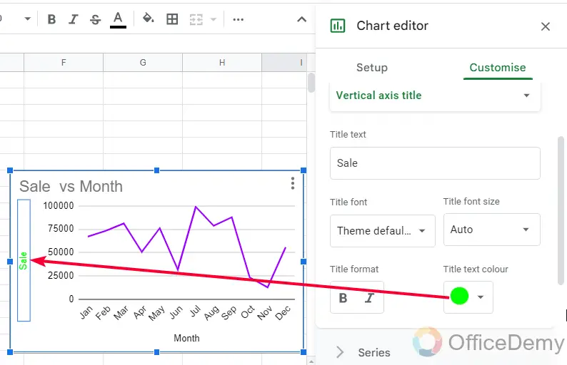 How to Change Color of Chart in Google Sheets 11