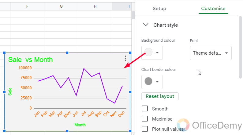 How to Change Color of Chart in Google Sheets 19
