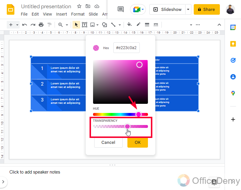How to Change Opacity in Google Slides 38