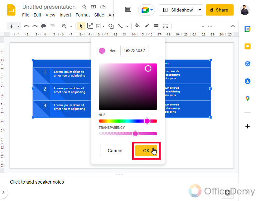 How to Change Opacity in Google Slides 39